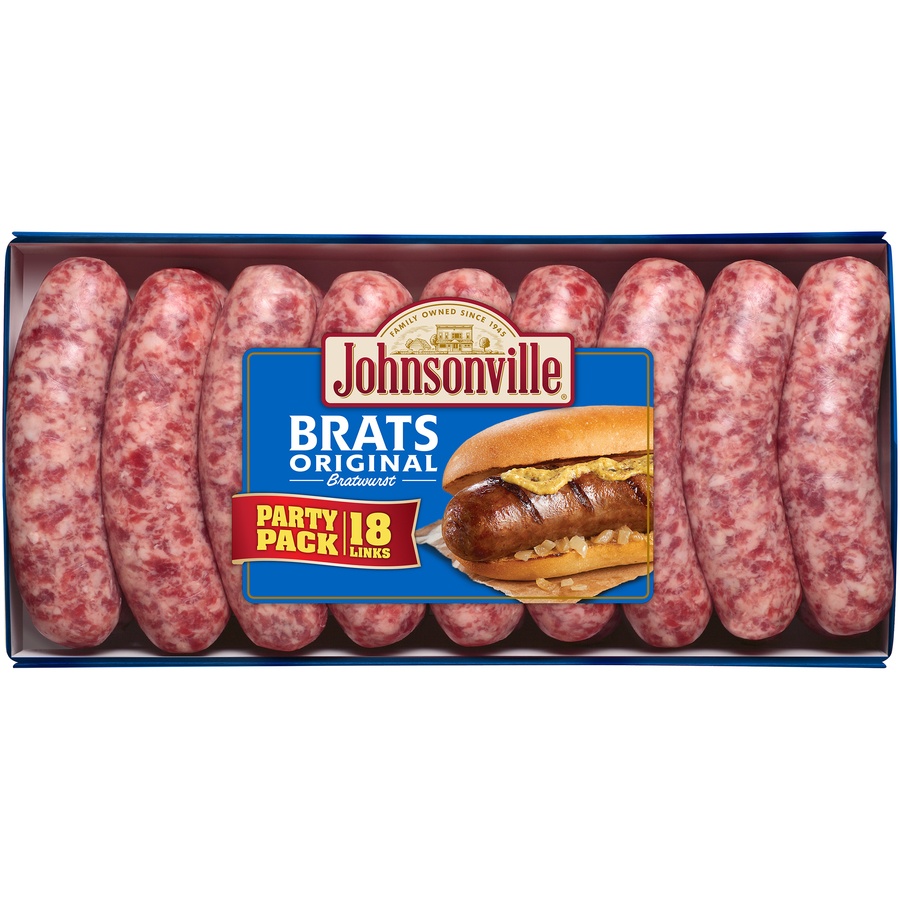 slide 1 of 4, Johnsonville Original Bratwurst, 68.47 oz