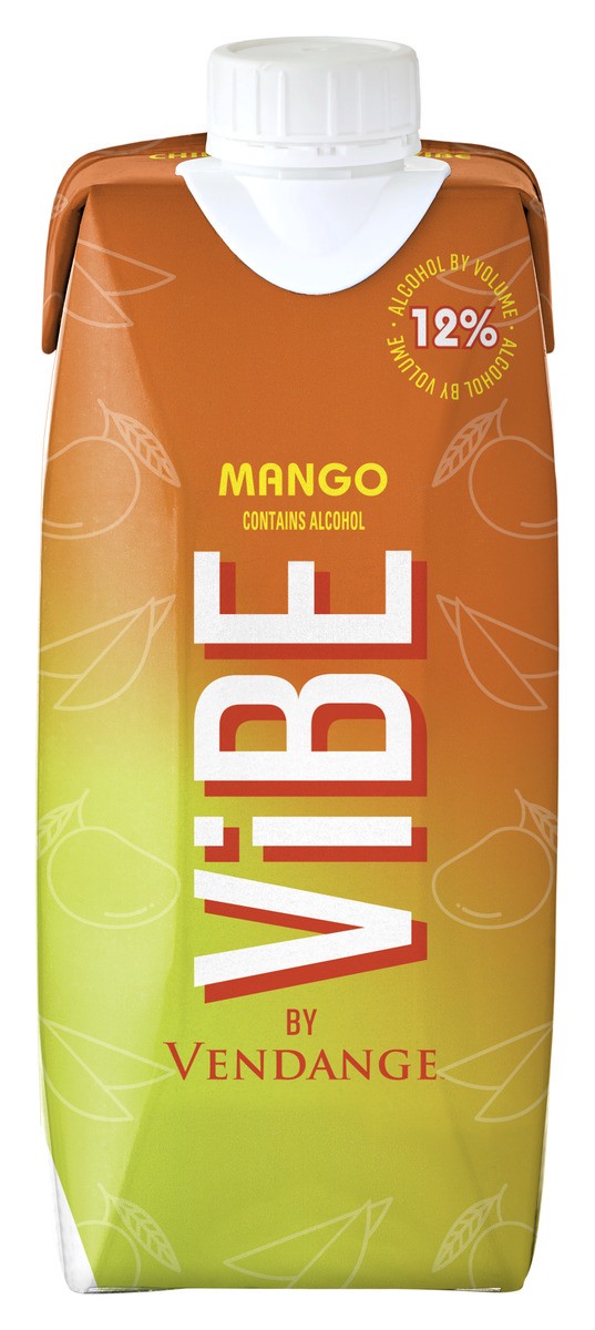 slide 3 of 5, ViBE Twisted Sips Mango Sweet Wine, 500 ml