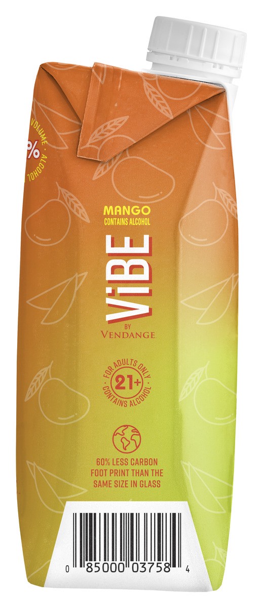 slide 4 of 5, ViBE Twisted Sips Mango Sweet Wine, 500 ml
