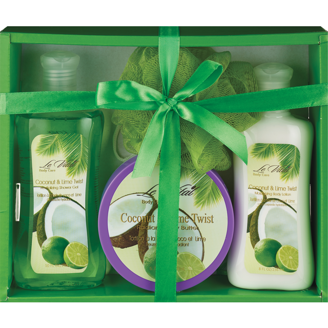 slide 1 of 1, Le Vital Coconut & Lime Twist Bath & Body Set, 1 ct