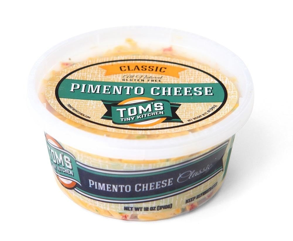 slide 1 of 1, Tom's Tiny Kitchen Pimento Cheese Spread, 12 oz