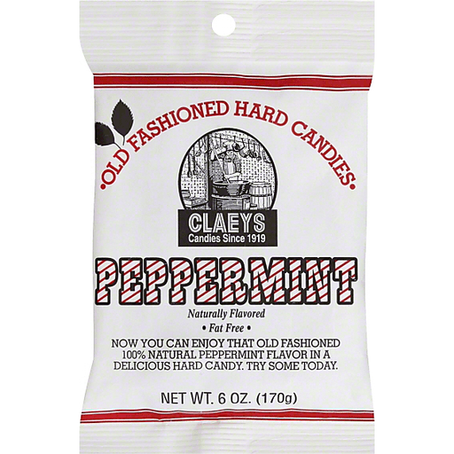 slide 1 of 3, Claeys Candy Peppermint, 6 oz