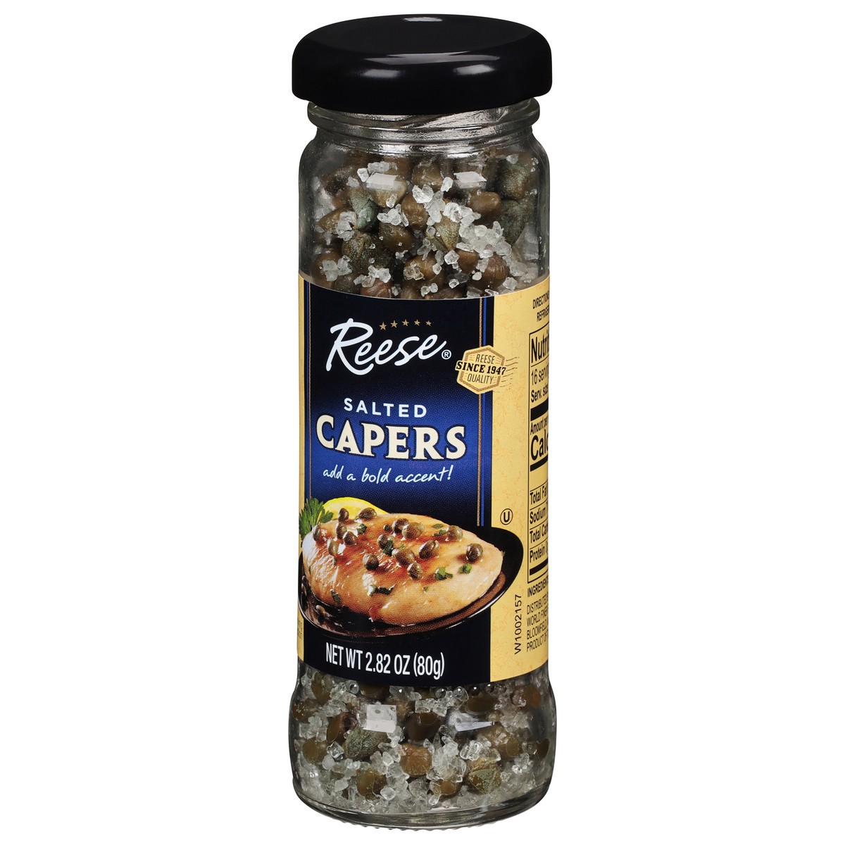 slide 8 of 11, Reese Capers, Salted, 2.82 oz