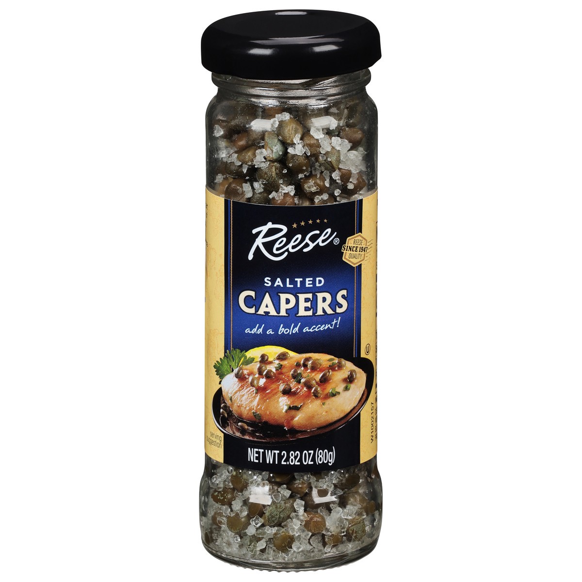 slide 10 of 11, Reese Capers, Salted, 2.82 oz