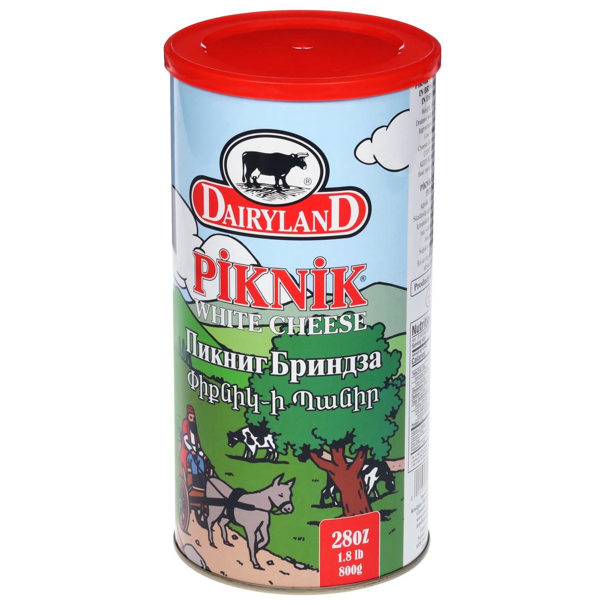slide 8 of 13, Dairyland Piknik White Cheese 28 oz, 28 oz