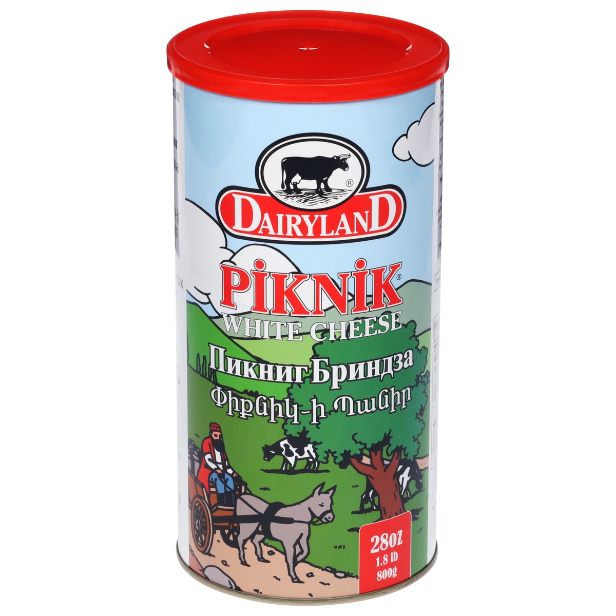 slide 1 of 13, Dairyland Piknik White Cheese 28 oz, 28 oz