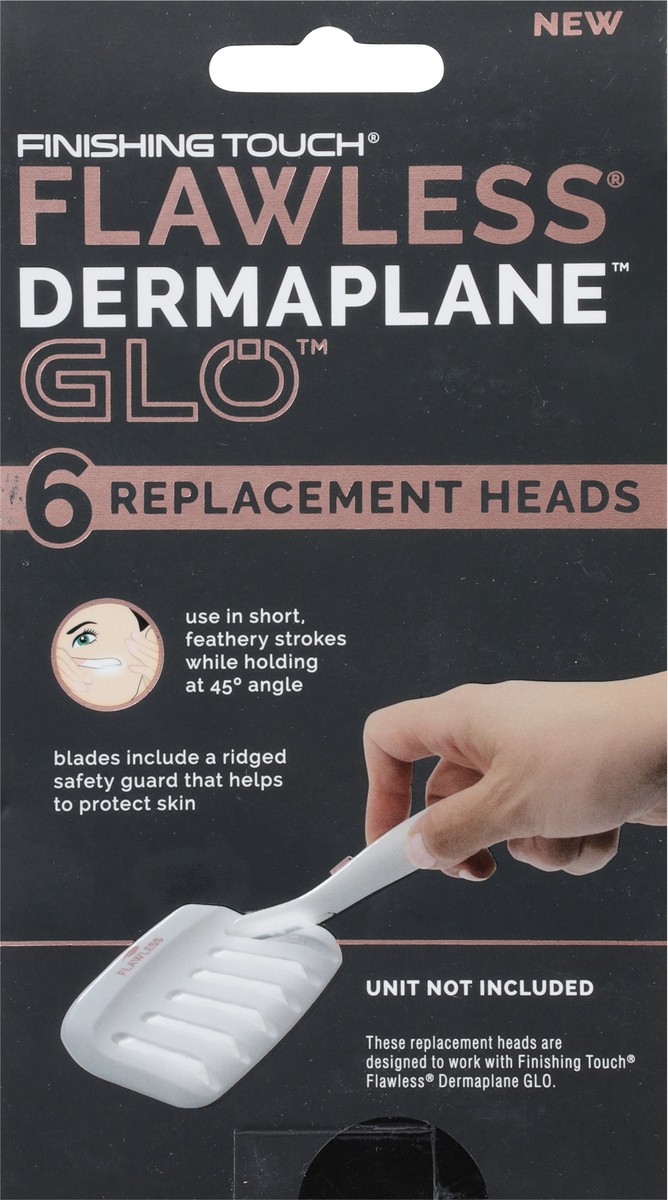 slide 10 of 11, Finishing Touch Dermaplane Glow Replacement Heads, 1 ct