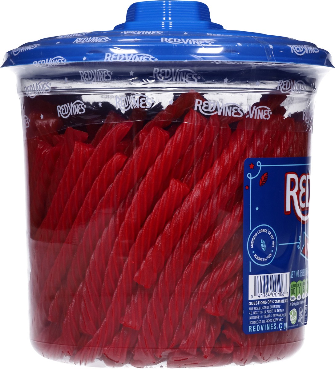 slide 9 of 14, Red Vines Twists Original Red Candy 3.5 lb, 3.50 ct