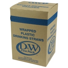 slide 1 of 1, D & W Fine Pack Jumbo Straws, 5000 ct