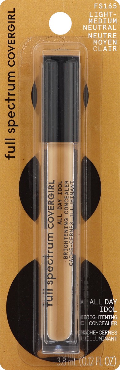 slide 2 of 6, Covergirl All Day Idol- Brightening Concealer, Light-Medium Neutral, 879 oz