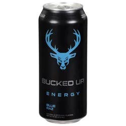 Bucked Up Blue Raz - 16 oz