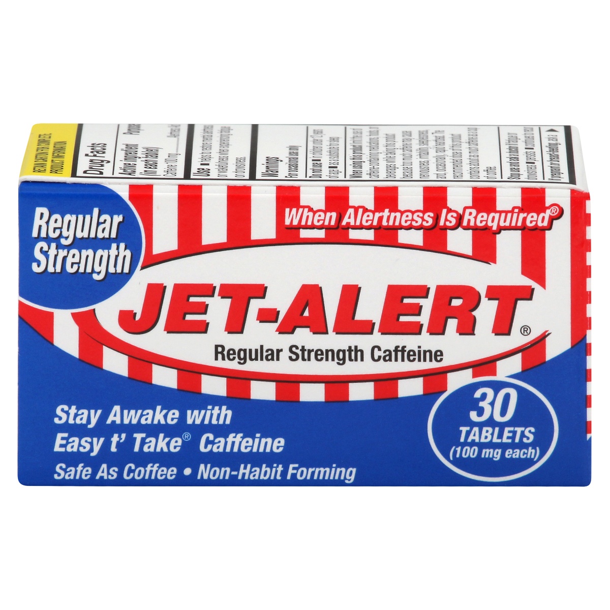 slide 1 of 1, Jet Alert Caffeine Tablets, 30 ct