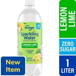 Kroger® Zero Sugar Lemon Lime Sparkling Water