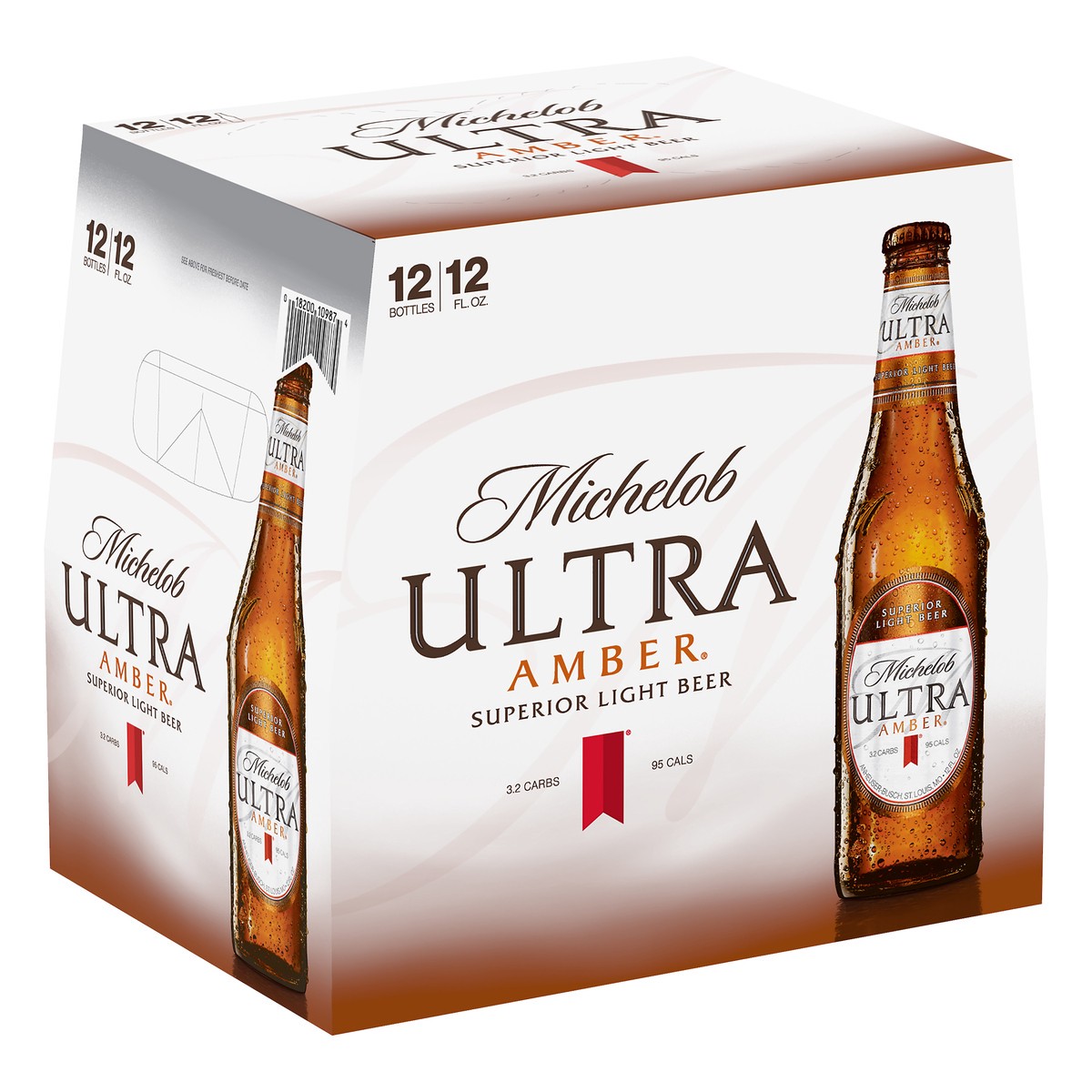 slide 7 of 8, Michelob Ultra Amber Superior Light Beer 12 ea, 12 ct; 12 fl oz