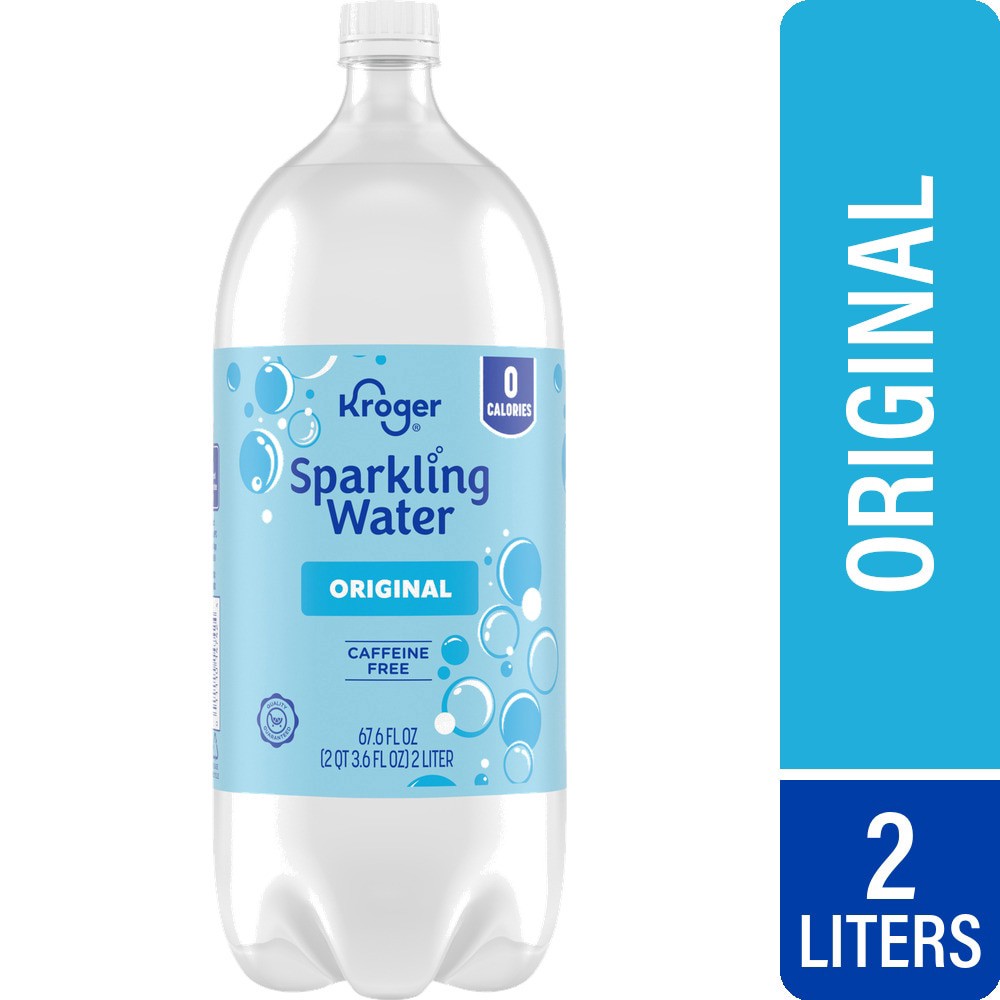 slide 1 of 3, Kroger® Original Sparkling Water, 2 liter
