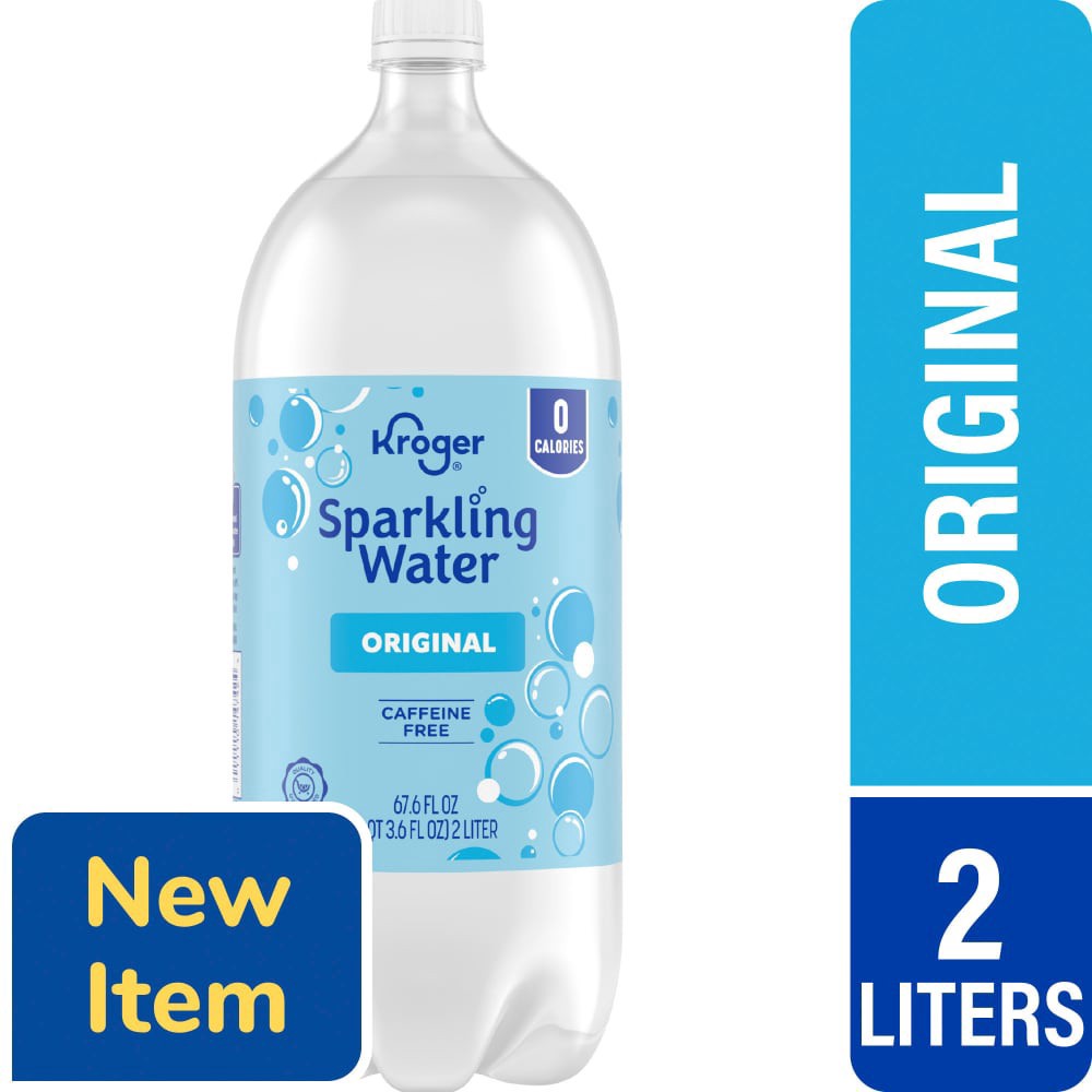 slide 1 of 1, Kroger® Original Sparkling Water, 2 liter