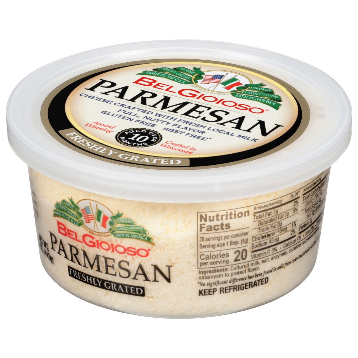 slide 5 of 9, BelGioioso Freshly Grated Parmesan 5 oz, 5 oz
