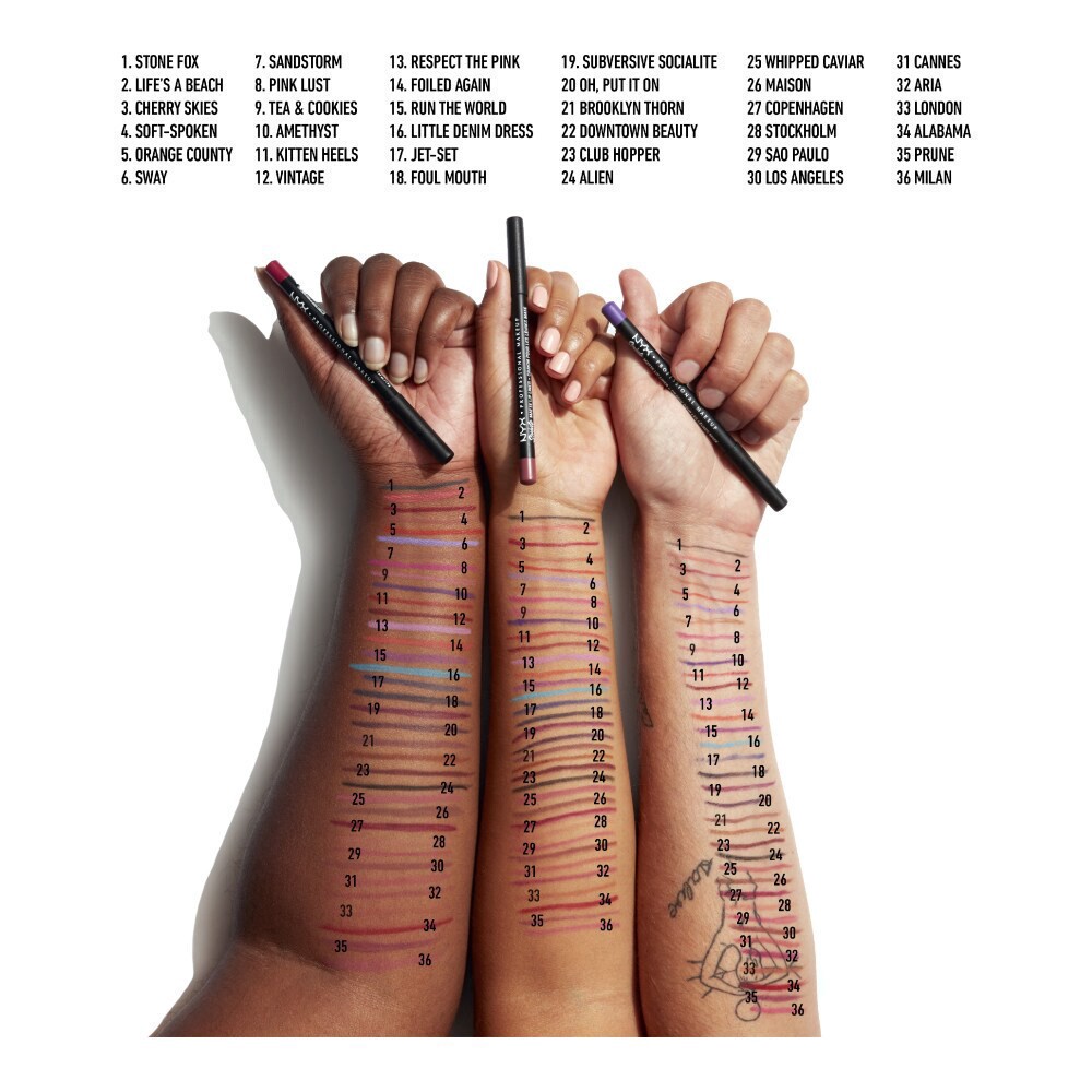 slide 5 of 6, NYX Professional Makeup Suede Matte Lip Liner Brooklyn Thorn, 1 ct