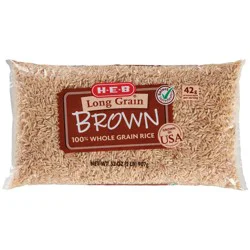 H-E-B 100% Whole Grain Brown Rice