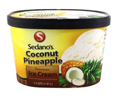 Sedano'ss Ice Crm Coco/pineapple