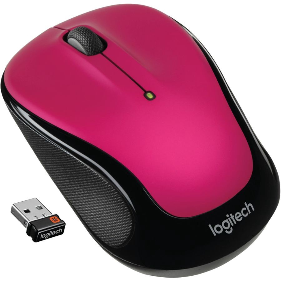 slide 3 of 3, Logitech M325 Wireless Mouse, Pink, 1 ct