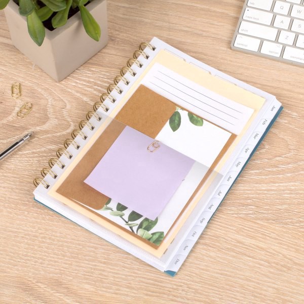 slide 4 of 9, 2025 Cambridge Workstyle Classic Weekly/Monthly Planner, 5-1/2"" X 8-1/2"", Seaside Blue, January To December, 1 ct