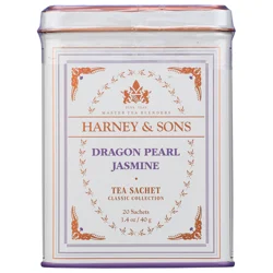 Harney & Sons Dragon Pearl Jasmine White Tea - 20 ct