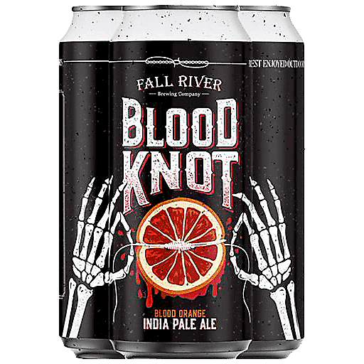 slide 1 of 1, Fall River Blood Knot Northeastern Blood Orange IPA, 4 ct; 16 oz