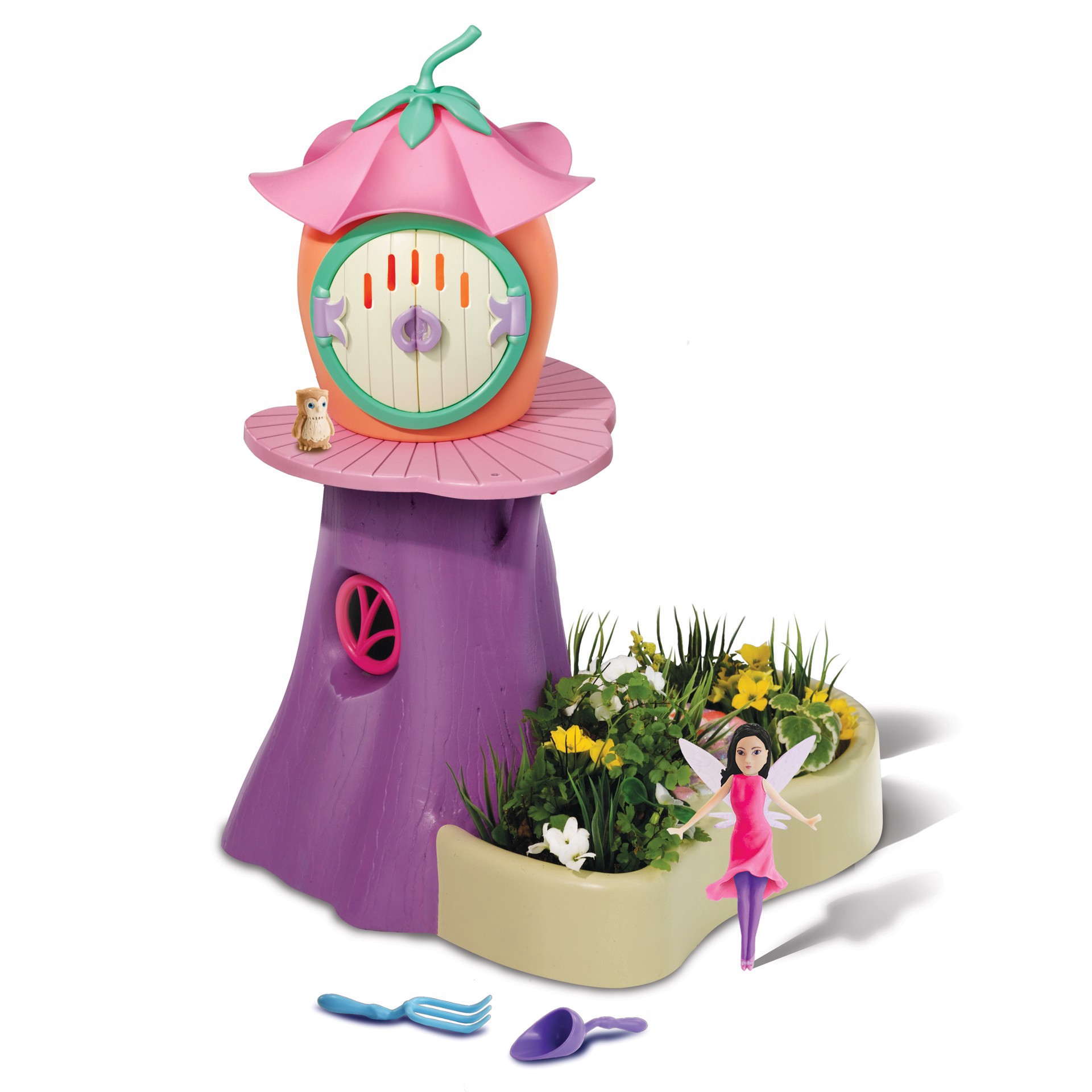 slide 4 of 11, My Fairy Garden Light Treehouse, 1 ct