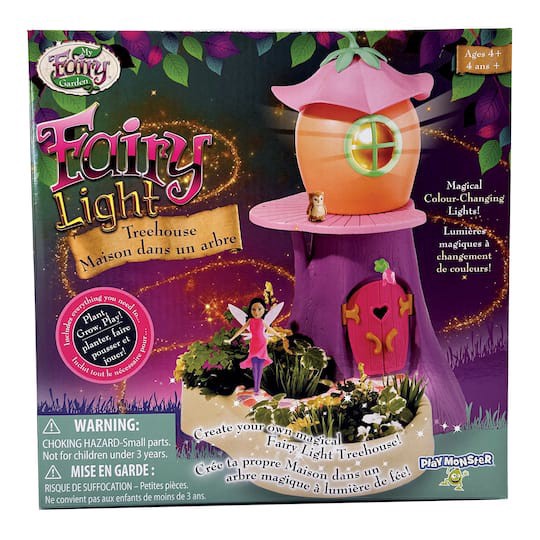 slide 1 of 11, My Fairy Garden Light Treehouse, 1 ct