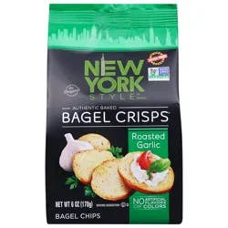 New York Style Roasted Garlic Bagel Crisps - 6 oz