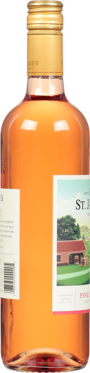 slide 10 of 12, St. James Winery Pink Catawba Sweet Rose Wine 750 ml, 750 ml