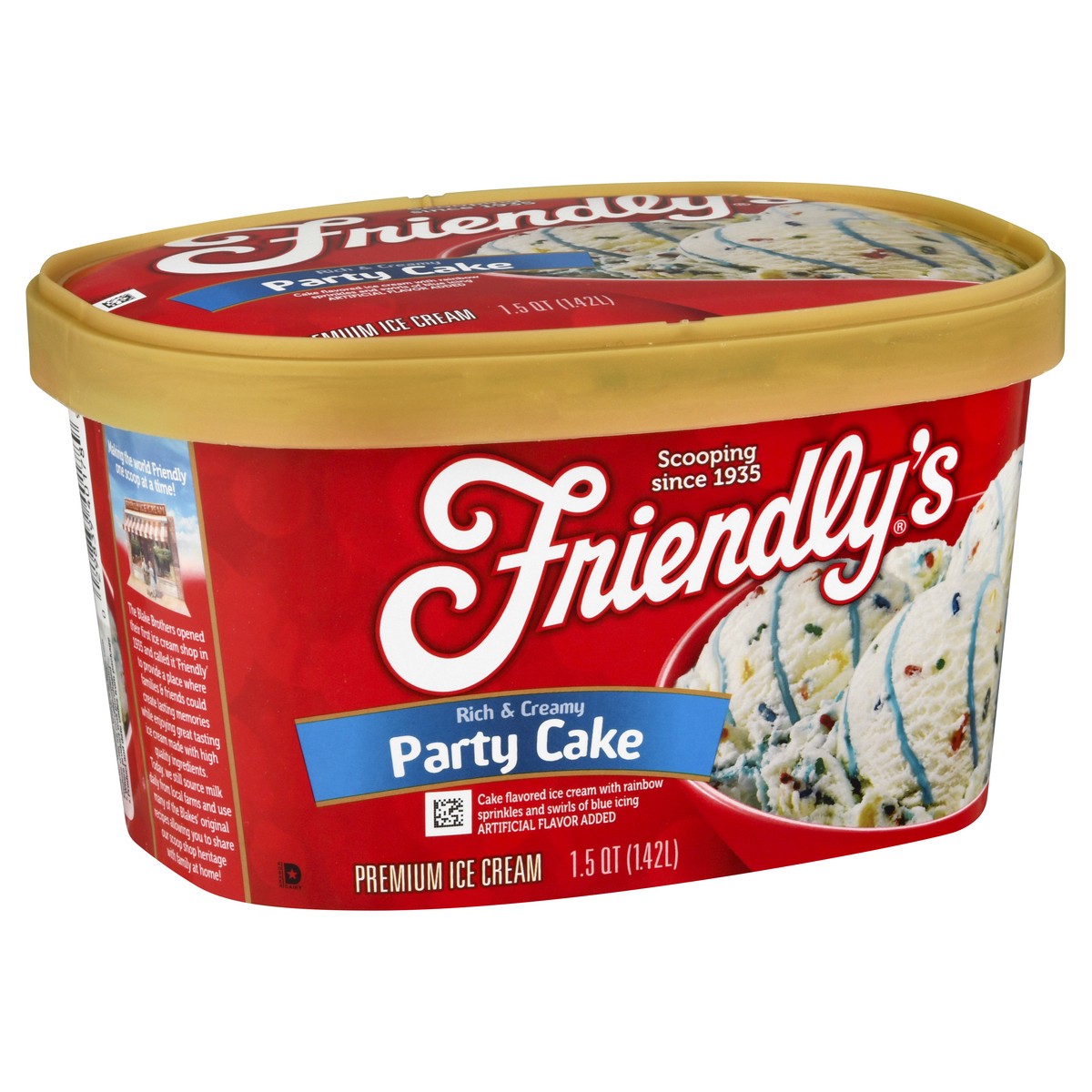 slide 5 of 12, Friendly's Premium Party Cake Ice Cream 1.5 qt, 1.5 qt