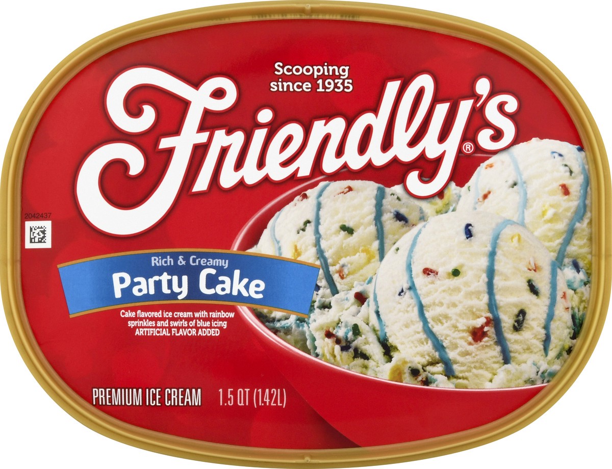 slide 7 of 12, Friendly's Premium Party Cake Ice Cream 1.5 qt, 1.5 qt