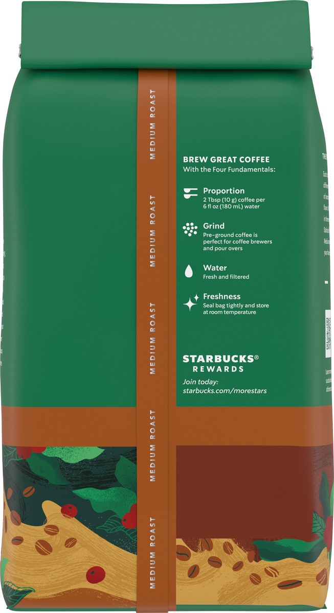 slide 8 of 9, Starbucks Ground Coffee—Medium Roast Coffee—Decaf House Blend—100% Arabica—1 bag (12 oz), 12 oz
