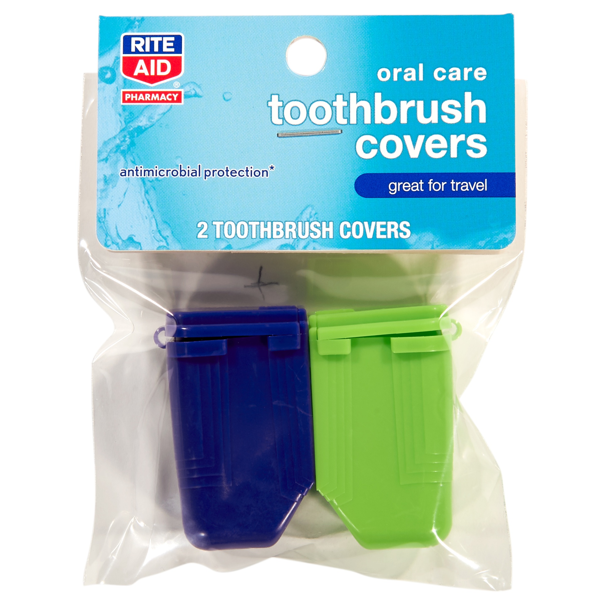 slide 1 of 2, Rite Aid Oral Care Toothbrush Covers, 2 ct