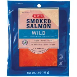 H-E-B Alaskan Sockeye Smoked Salmon – Wild Caught