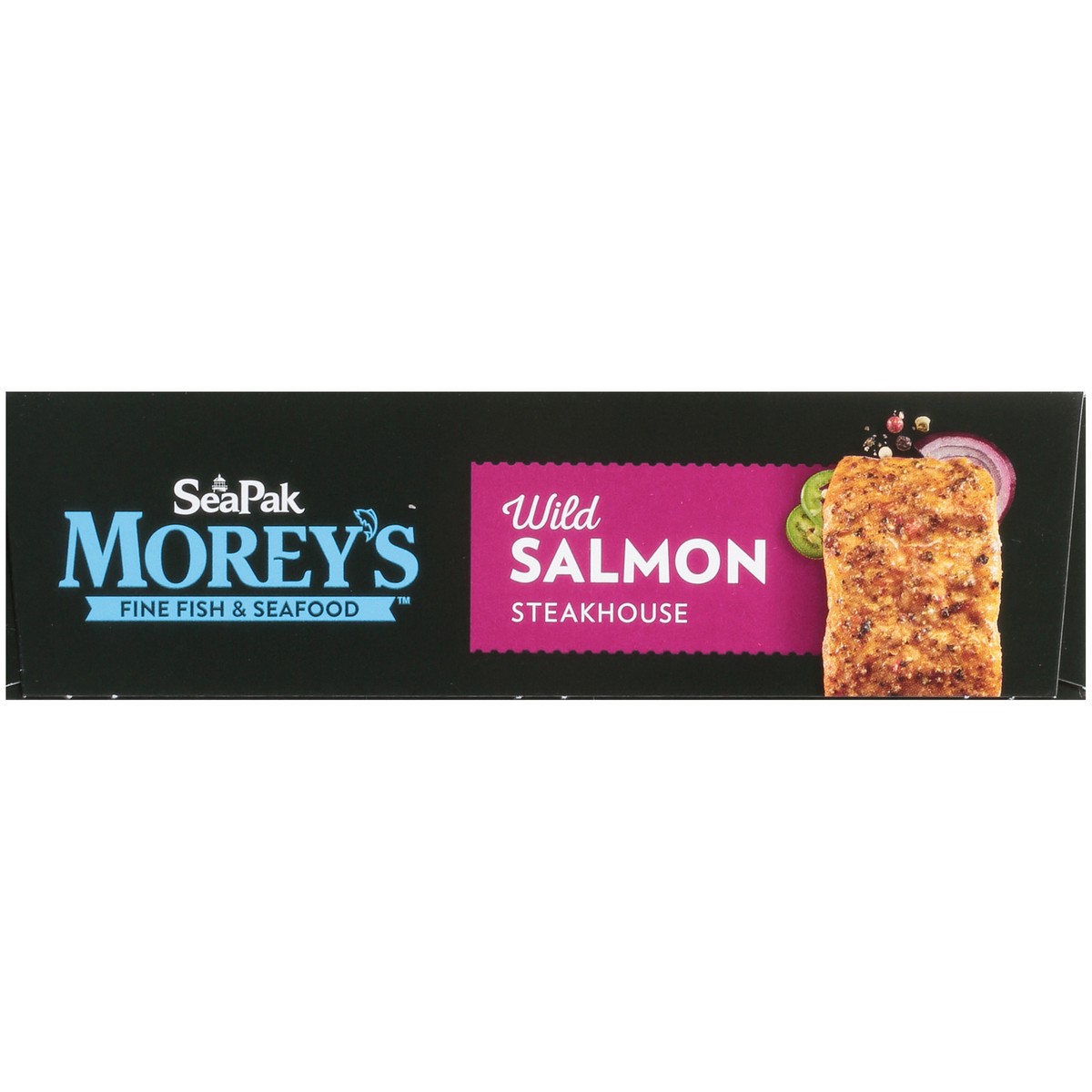 slide 3 of 9, SeaPak Morey's Fine Fish & Seafood Steakhouse Wild Salmon Fillets 2 ct Box, 10 oz