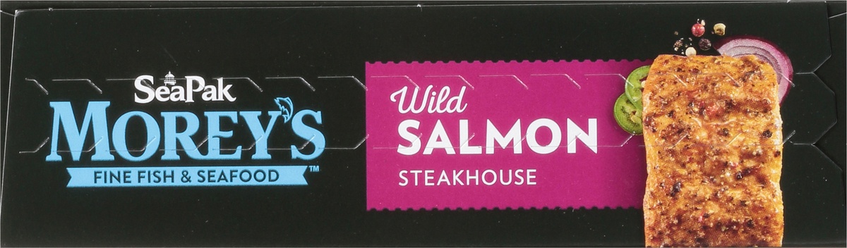 slide 6 of 11, Morey's Fish Creations Wild Salmon Steakhouse, 10 oz