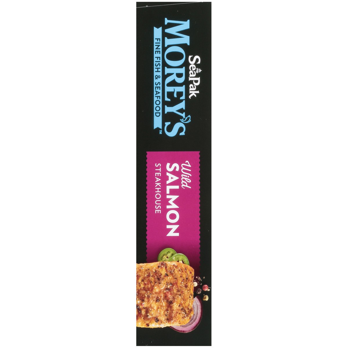 slide 6 of 9, SeaPak Morey's Fine Fish & Seafood Steakhouse Wild Salmon Fillets 2 ct Box, 10 oz