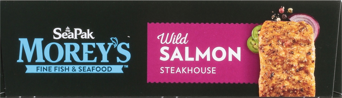 slide 8 of 11, Morey's Fish Creations Wild Salmon Steakhouse, 10 oz