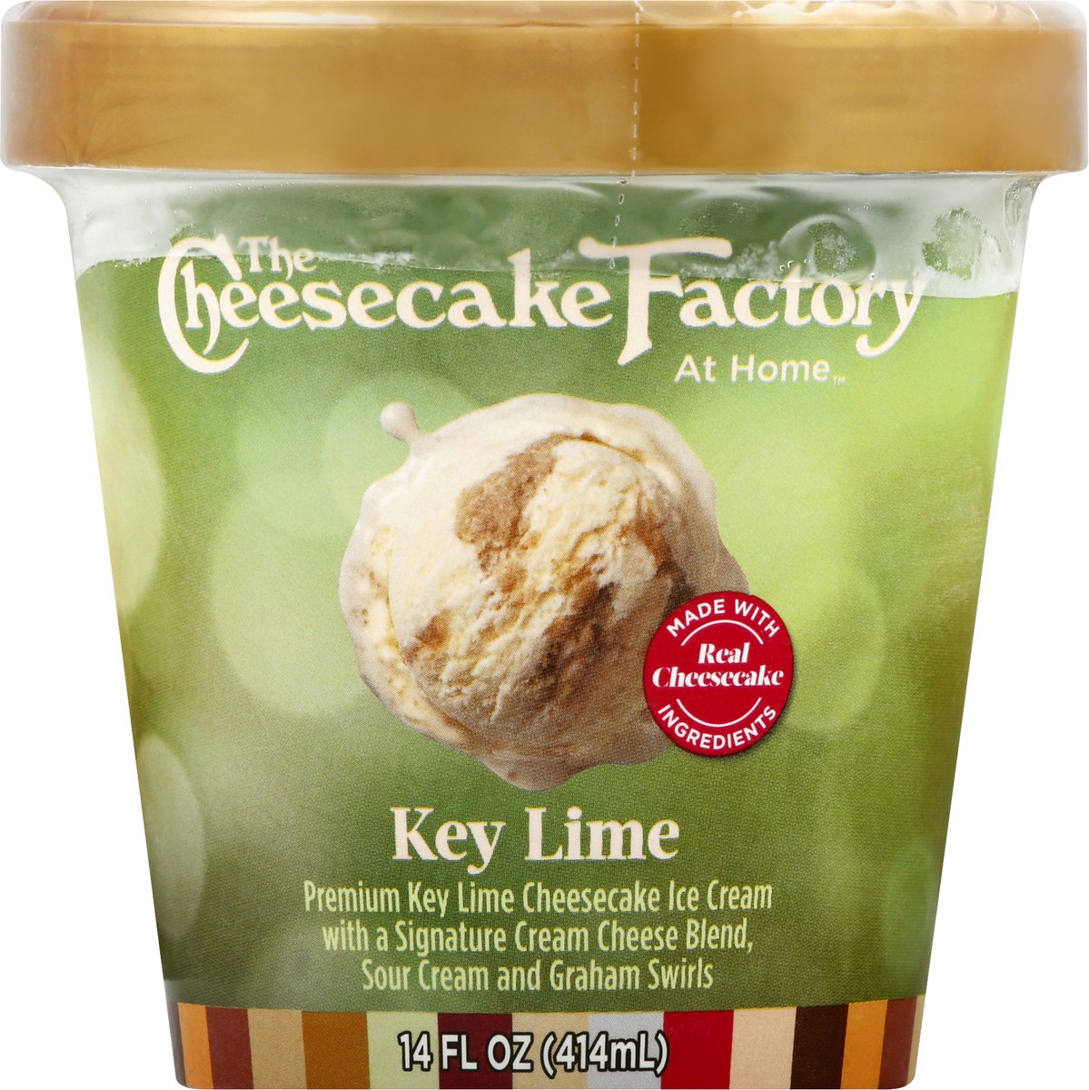 slide 2 of 13, Cheesecake Factory At Home Key Lime Ice Cream 14 oz, 14 fl oz