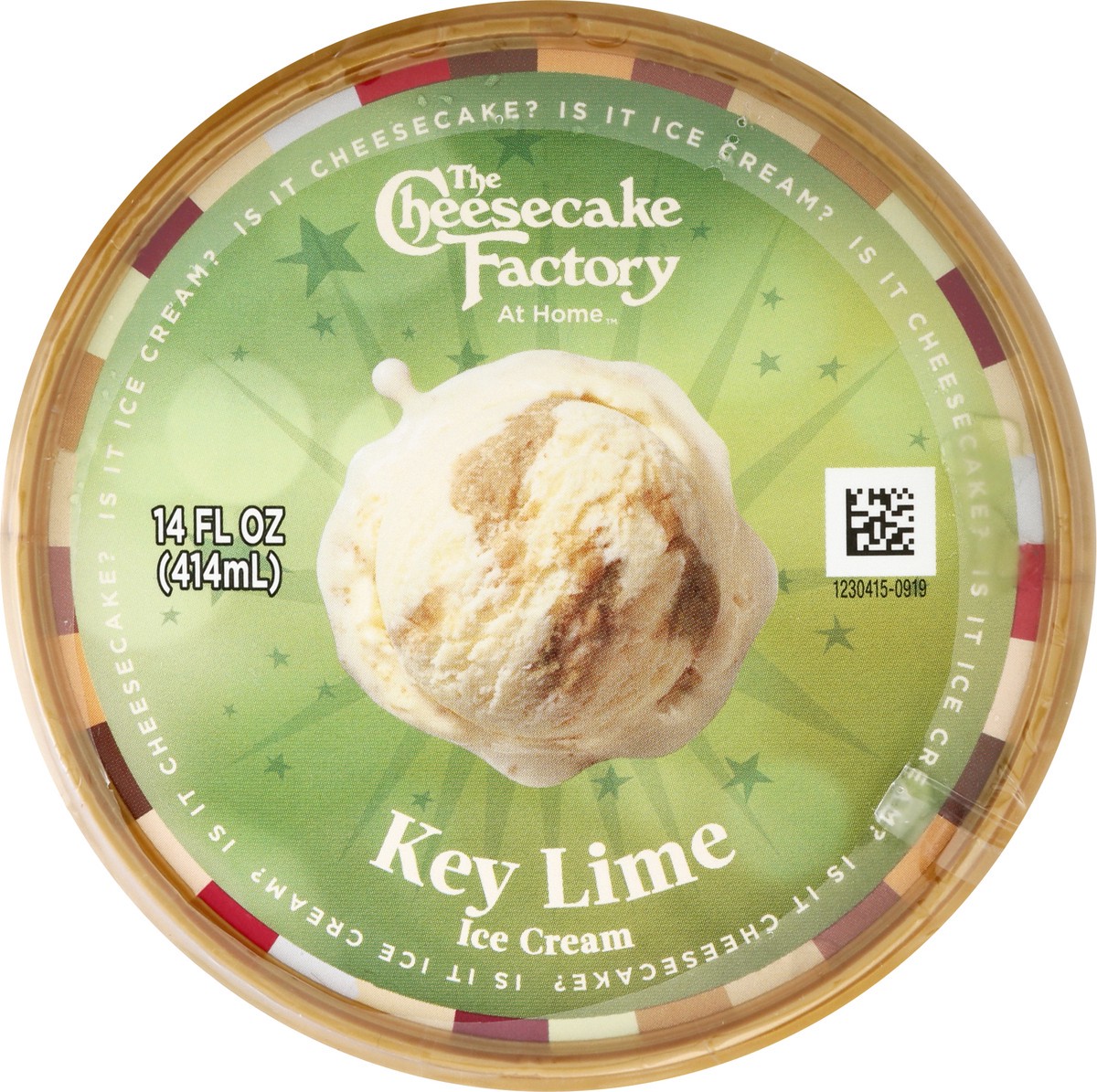 slide 9 of 13, Cheesecake Factory At Home Key Lime Ice Cream 14 oz, 14 fl oz