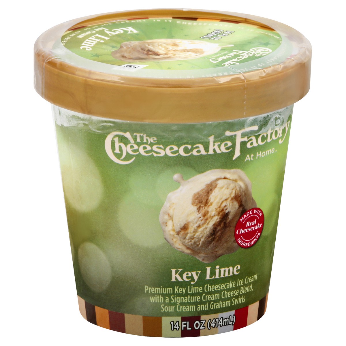 slide 5 of 13, Cheesecake Factory At Home Key Lime Ice Cream 14 oz, 14 fl oz