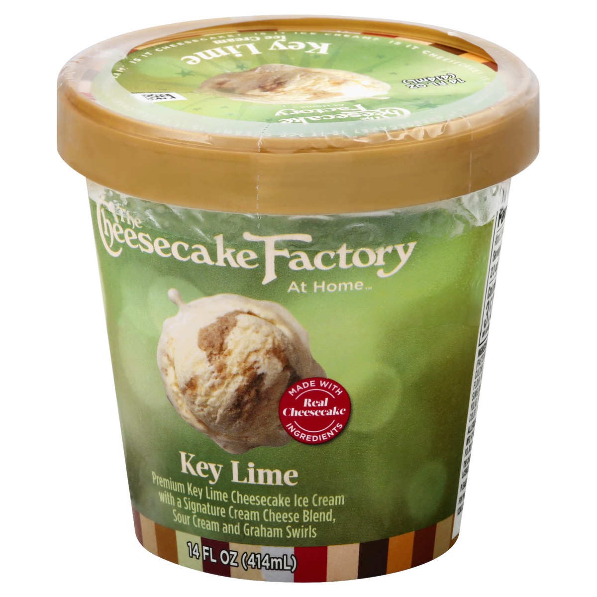 slide 3 of 13, Cheesecake Factory At Home Key Lime Ice Cream 14 oz, 14 fl oz