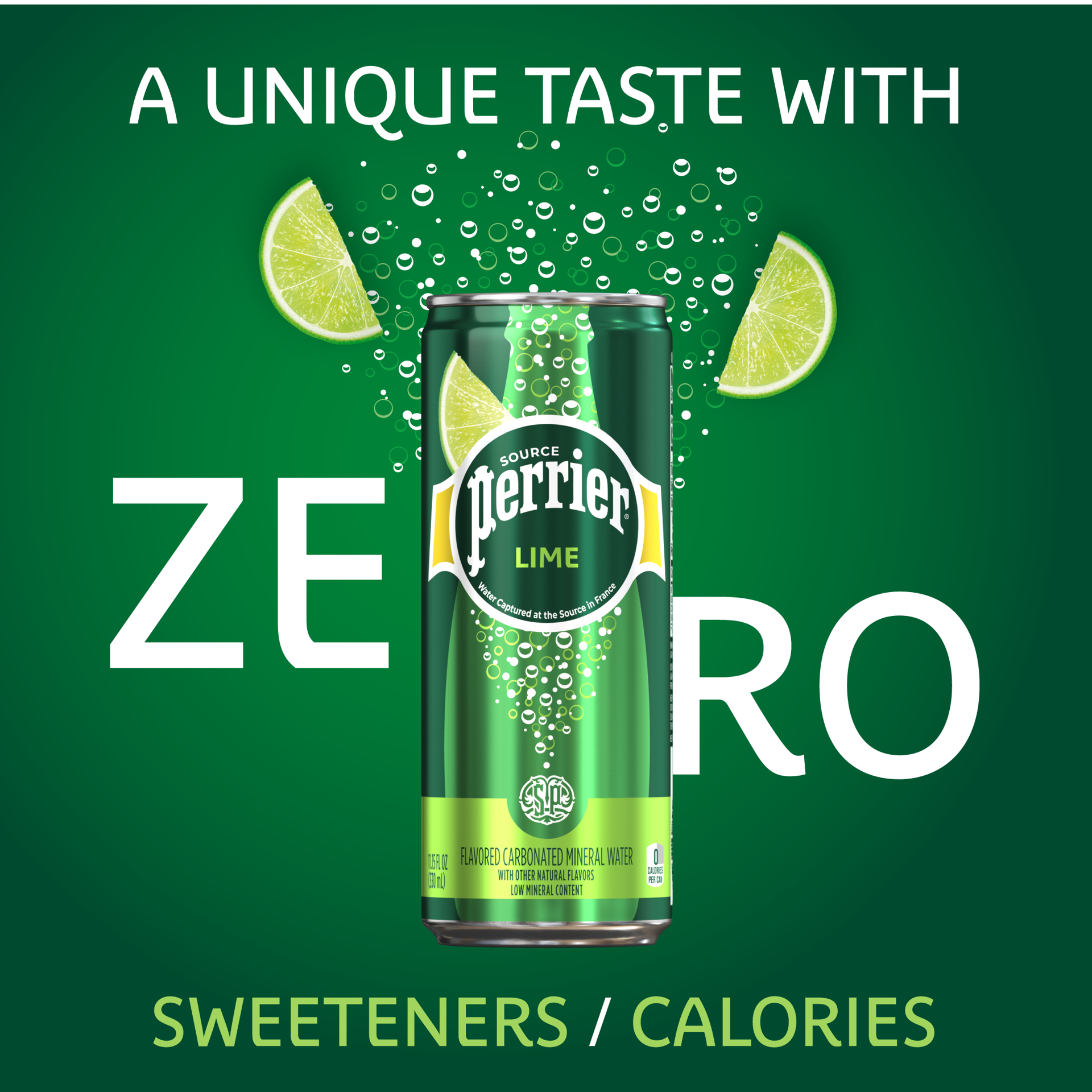 slide 2 of 6, Perrier Lime Flavored Sparkling Water Cans (24 Count) 267.6 fl oz., 24 ct