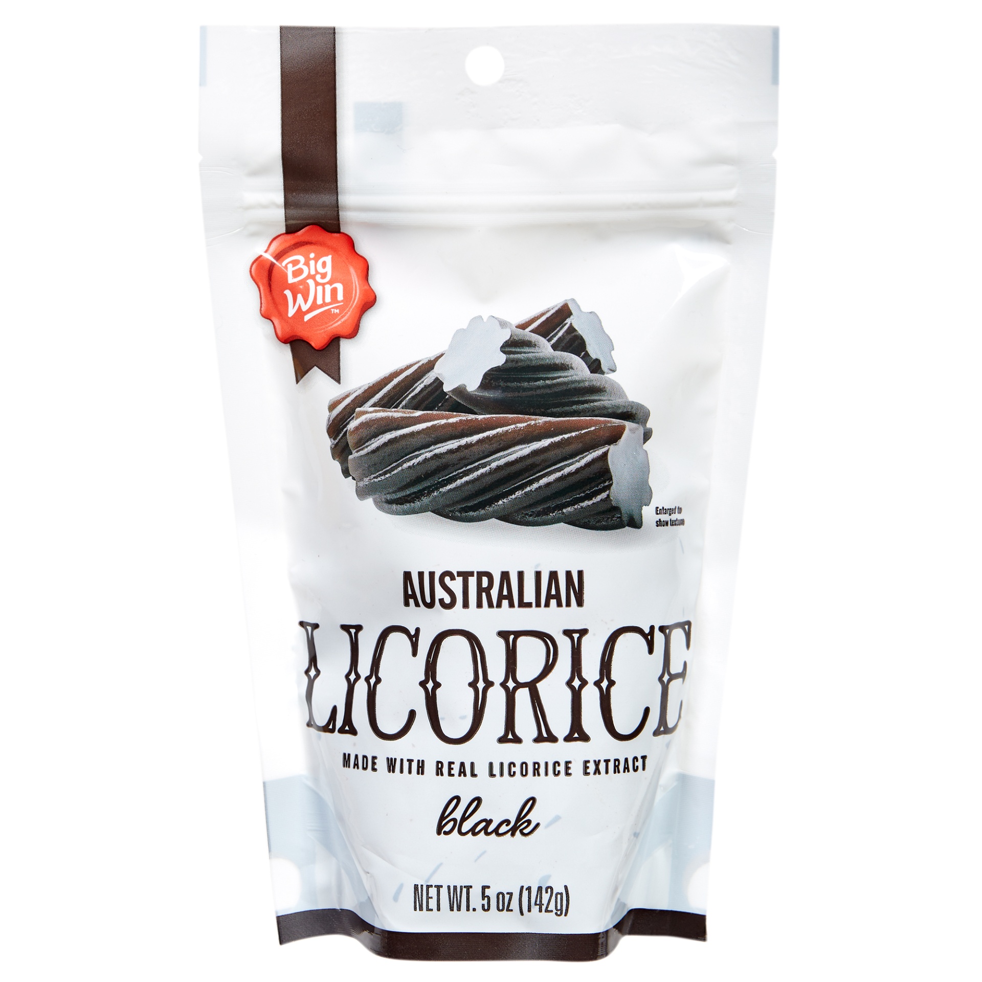 slide 1 of 2, Big Win Australian Licorice, Black, 5 oz