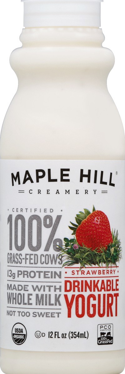 slide 3 of 4, Maple Hill Creamery Yogurt 12 oz, 12 oz