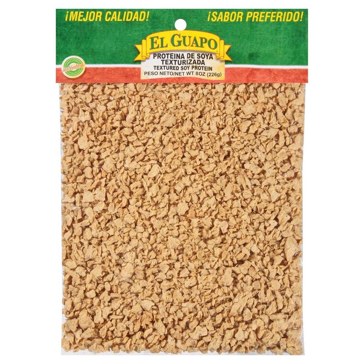 slide 1 of 5, El Guapo Textured Soy Protein (Proteina de Soya Texturizada), 8 oz