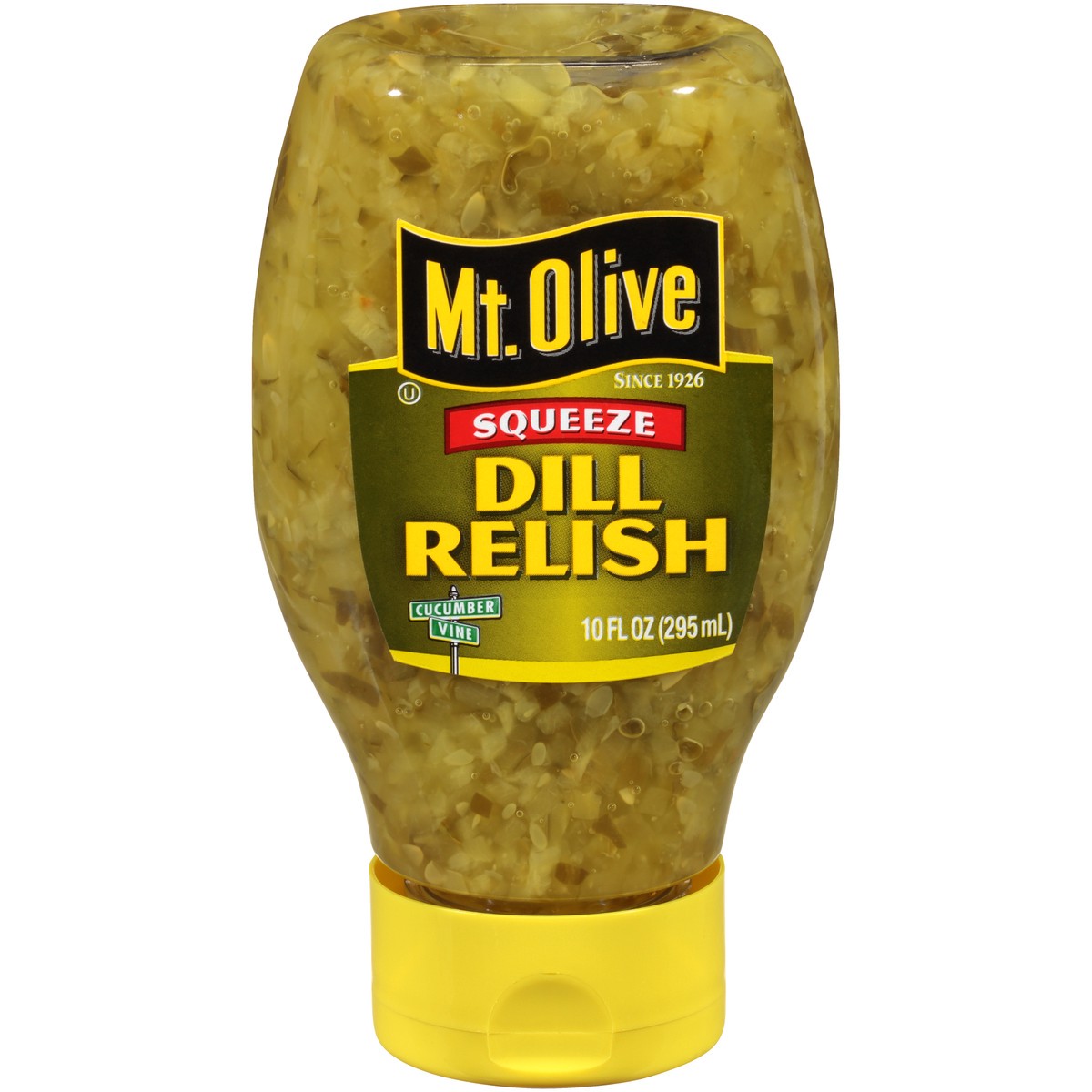 slide 4 of 13, Mt. Olive Squeeze Dill Relish Bottle, 10 fl oz